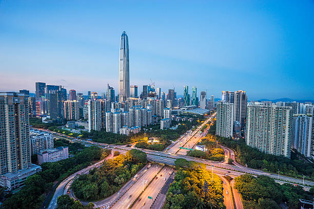 Night on China shenzhen